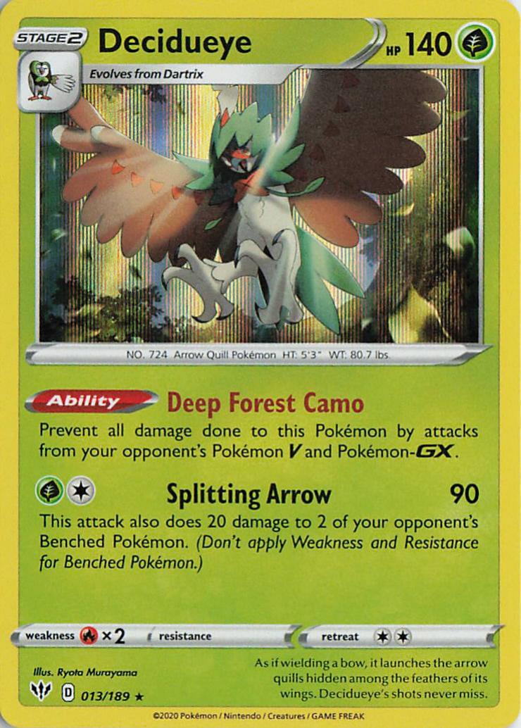 Decidueye - Darkness Ablaze 013/189 (Holo)