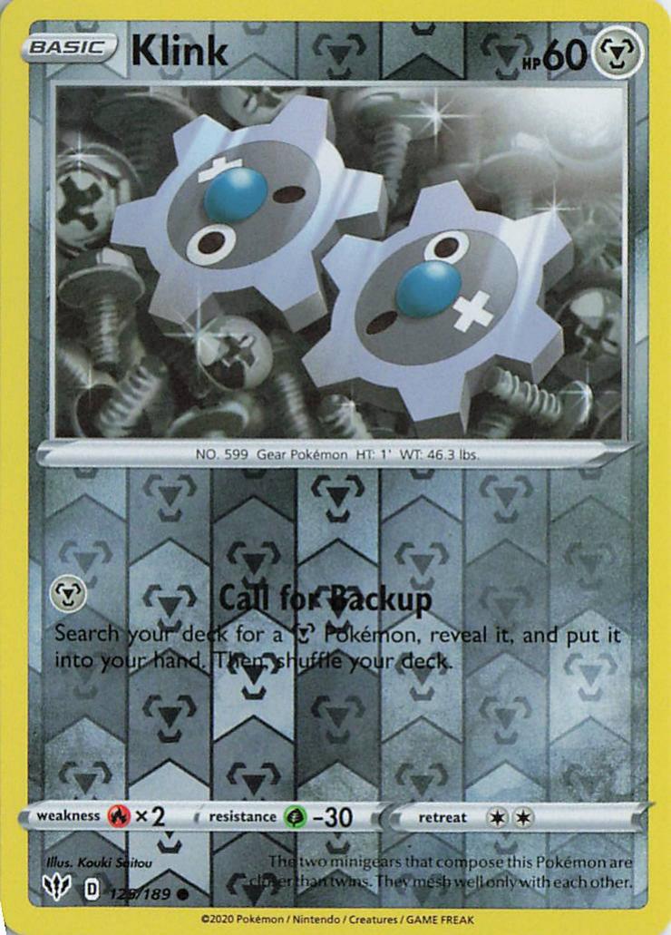 Klink - Darkness Ablaze 128/189 (Reverse Holo)