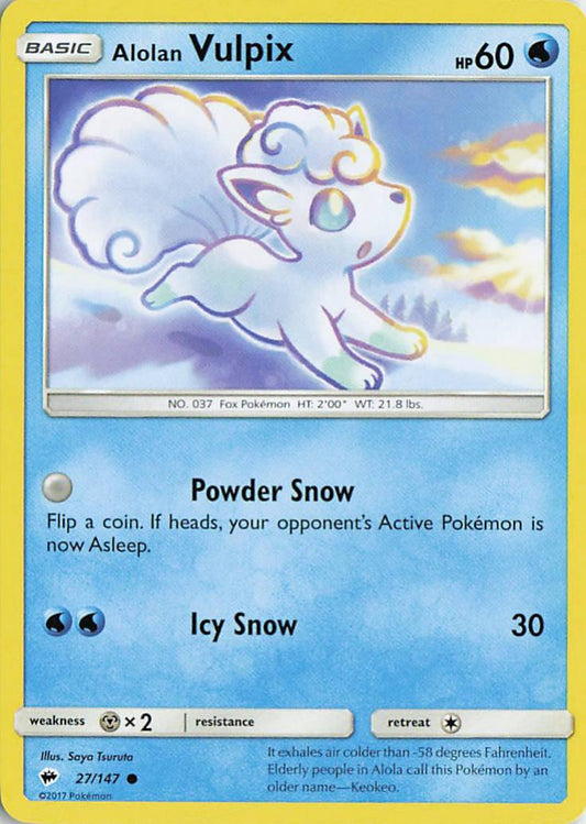 Alolan Vulpix - Burning Shadows 27/147