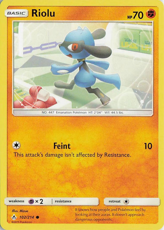 Riolu - Unbroken Bonds 102/214
