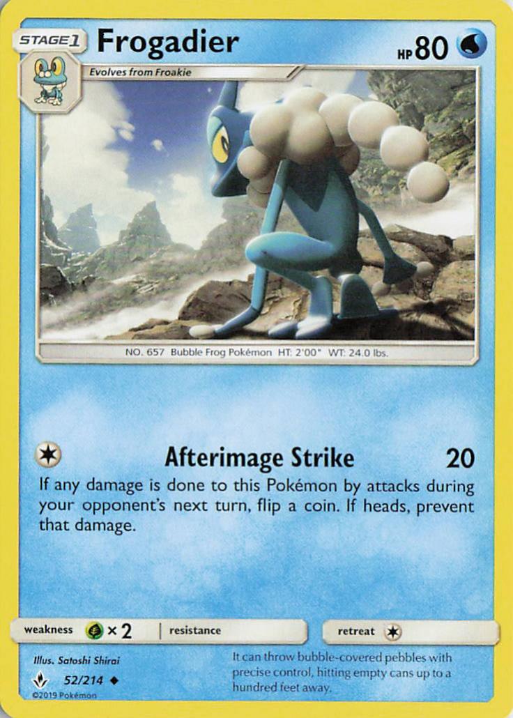 Frogadier - Unbroken Bonds 52/214