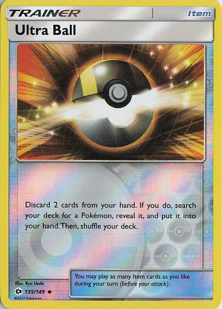 Ultra Ball - Sun & Moon 135/149 (Reverse Holo)