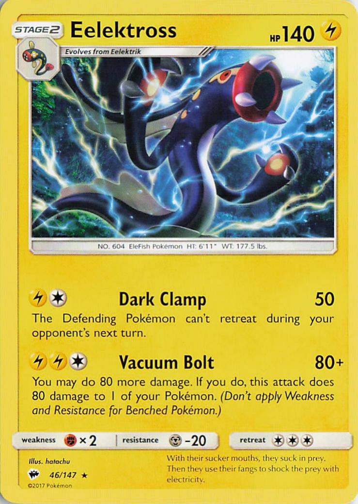 Eelektross - Burning Shadows 46/147 (Holo)