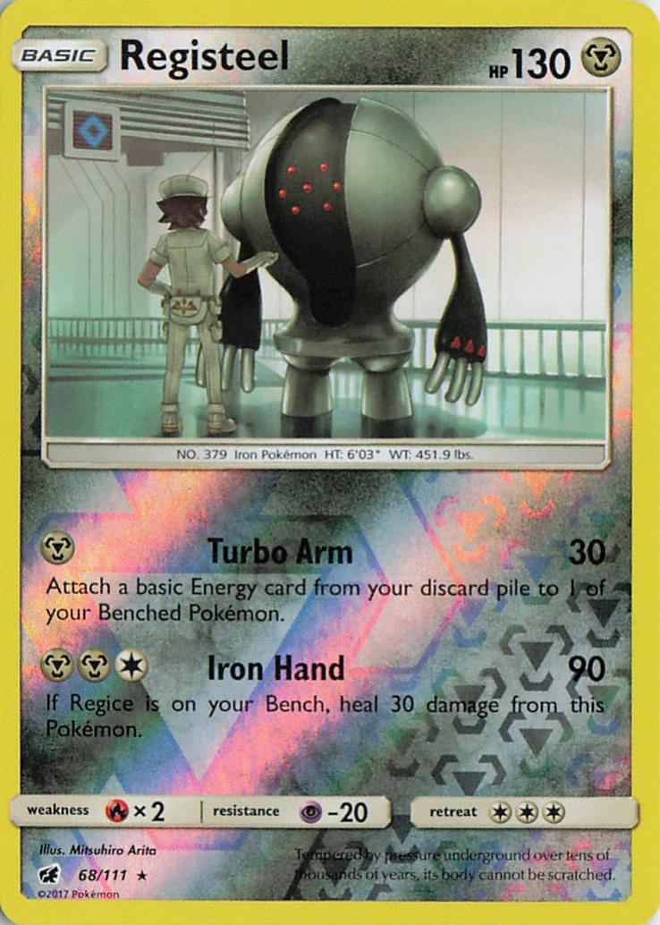 Registeel - Crimson Invasion 68/111 (Reverse Holo)