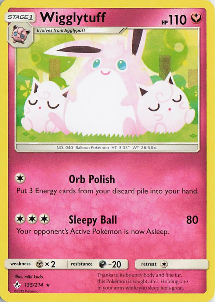 Wigglytuff - Unbroken Bonds 135/214 (Holo)