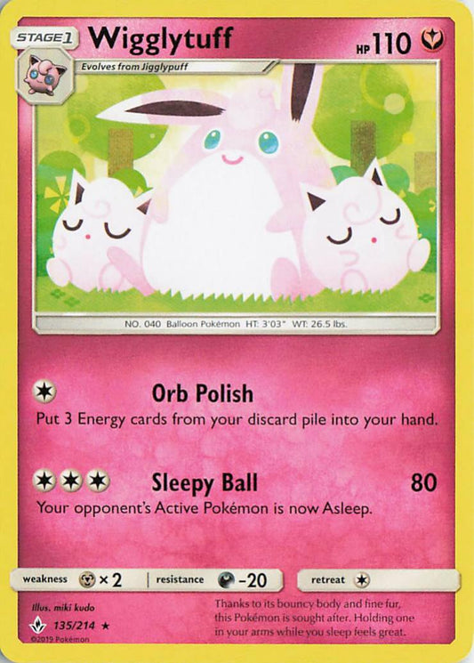 Wigglytuff - Unbroken Bonds 135/214 (Holo)