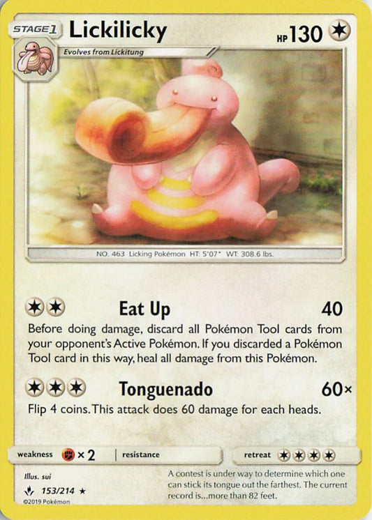 Lickilicky - Unbroken Bonds 153/214 (Holo)