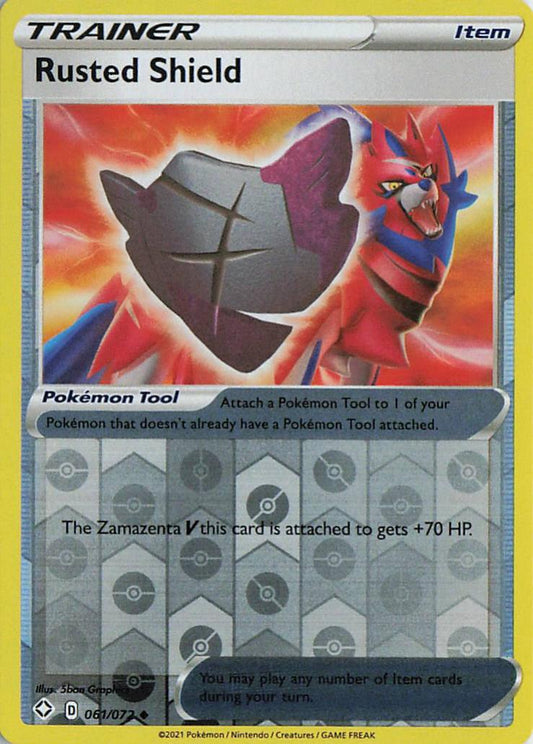 Rusted Shield - Shining Fates 061/072 (Reverse Holo)