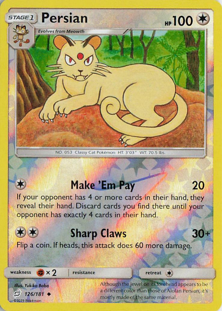 Persian - Team Up 126/181 (Reverse Holo)