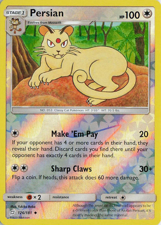 Persian - Team Up 126/181 (Reverse Holo)