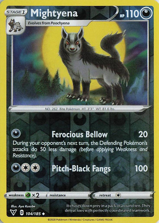 Mightyena - Vivid Voltage 104/185 (Reverse Holo)