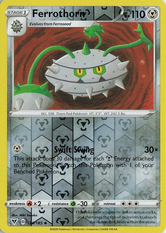 Ferrothorn - Vivid Voltage 124/185 (Reverse Holo)