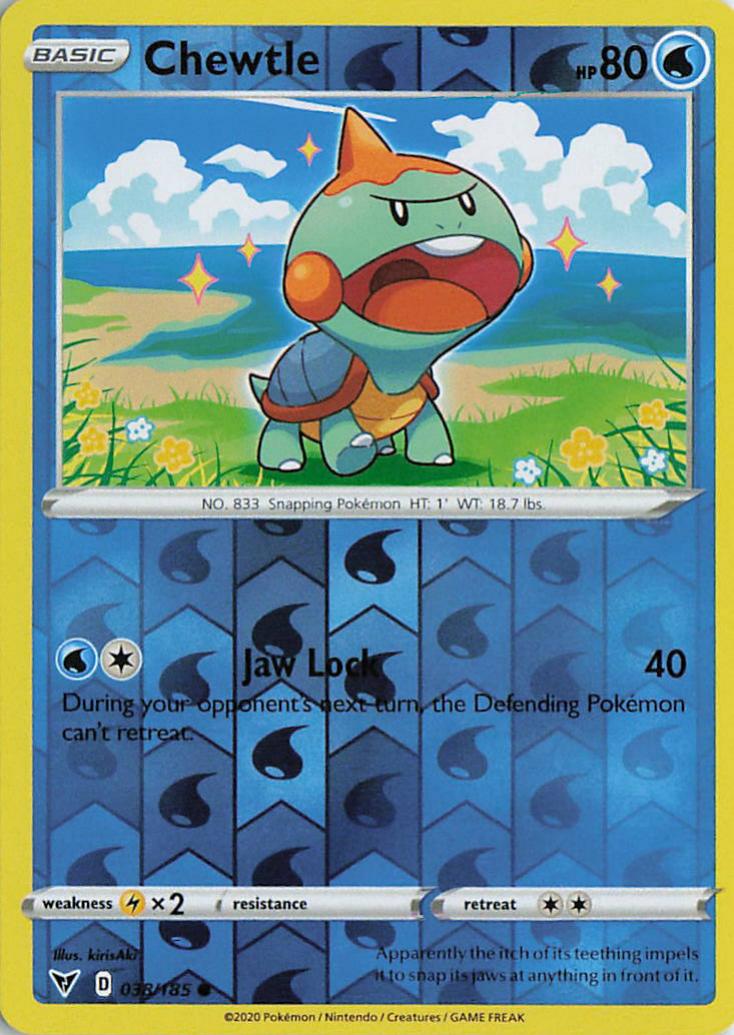 Chewtle - Vivid Voltage 043/185 (Reverse Holo)