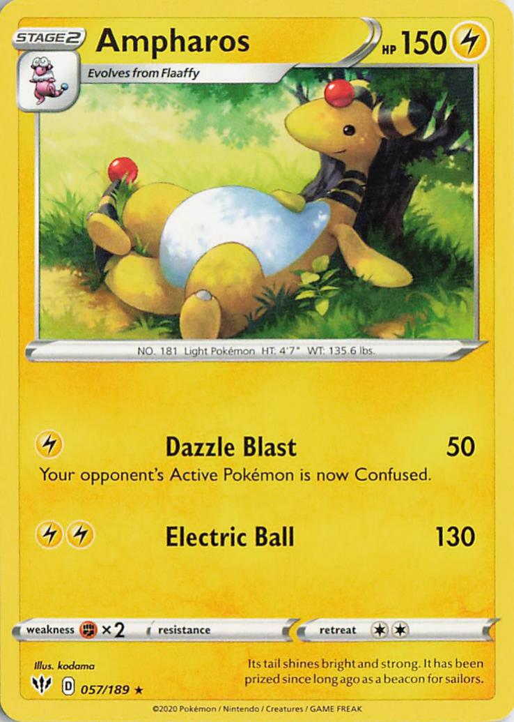 Ampharos - Darkness Ablaze 057/189 (Holo)