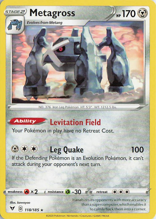 Metagross - Vivid Voltage 118/185 (Holo)
