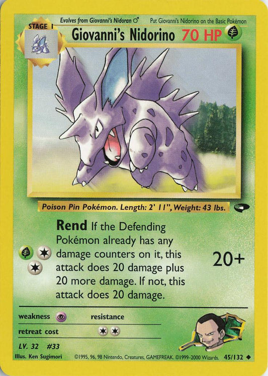 Giovanni's Nidorino - Gym Challenge 45/132