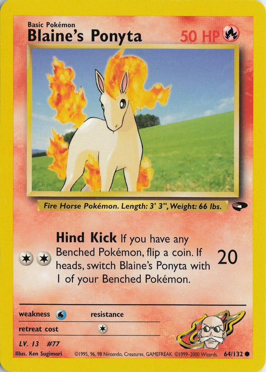 Blaine's Ponyta - Gym Challenge 64/132