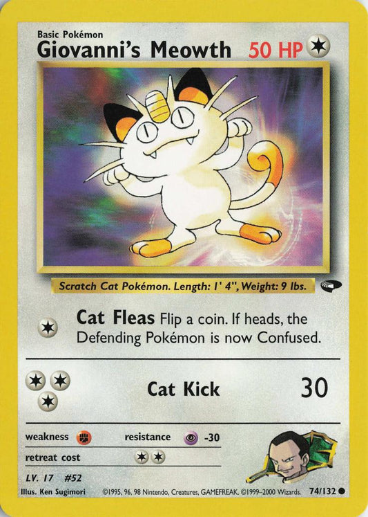 Giovanni's Meowth - Gym Challenge 74/132