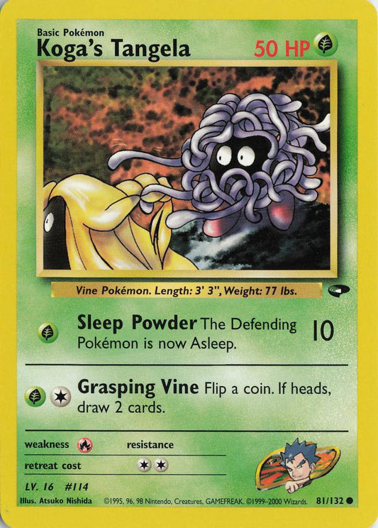 Koga's Tangela - Gym Challenge 81/132