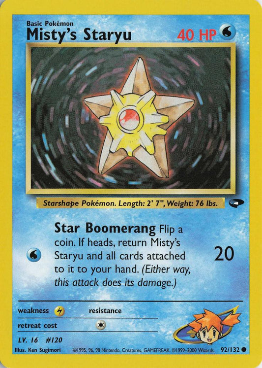 Misty's Staryu - Gym Challenge 92/132