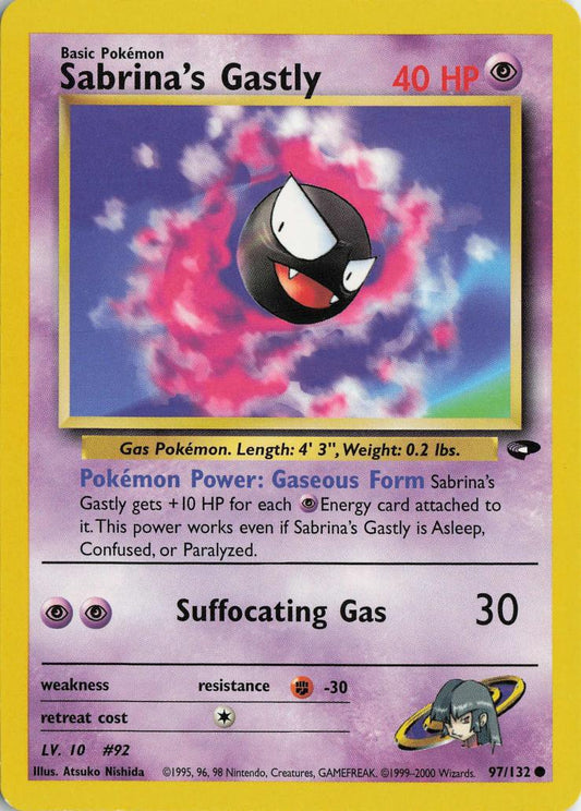 Sabrina's Gastly - Gym Challenge 97/132
