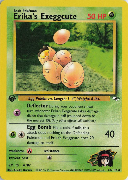 Erika's Exeggcute - Gym Heroes 43/132 (1st Edition)