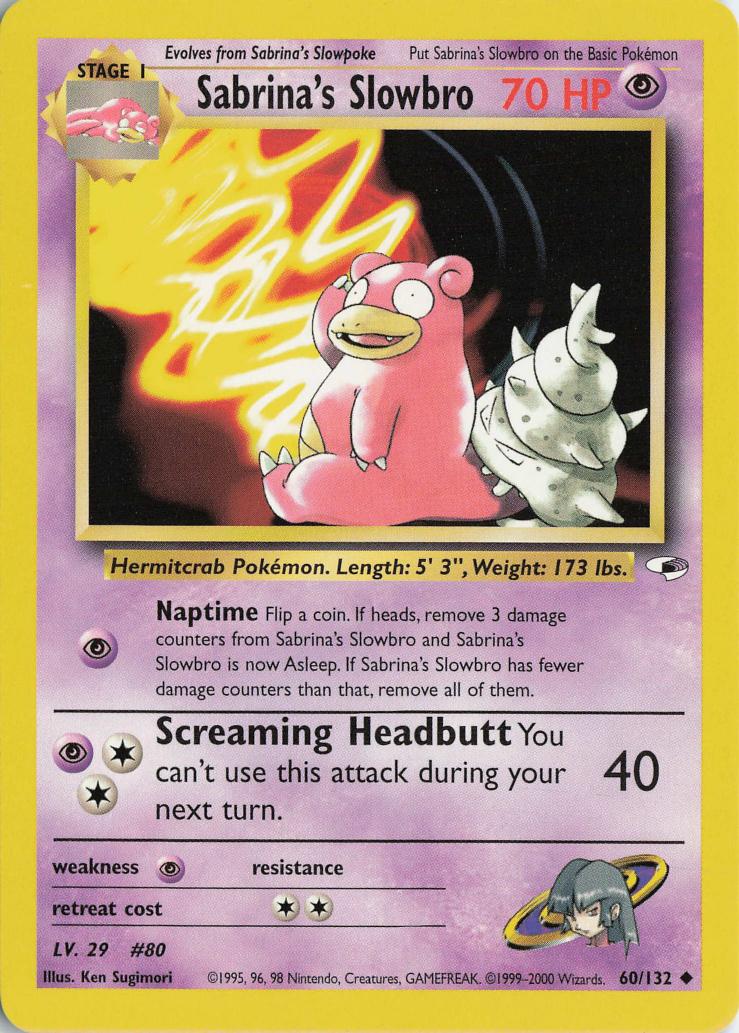 Sabrina's Slowbro - Gym Heroes 60/132