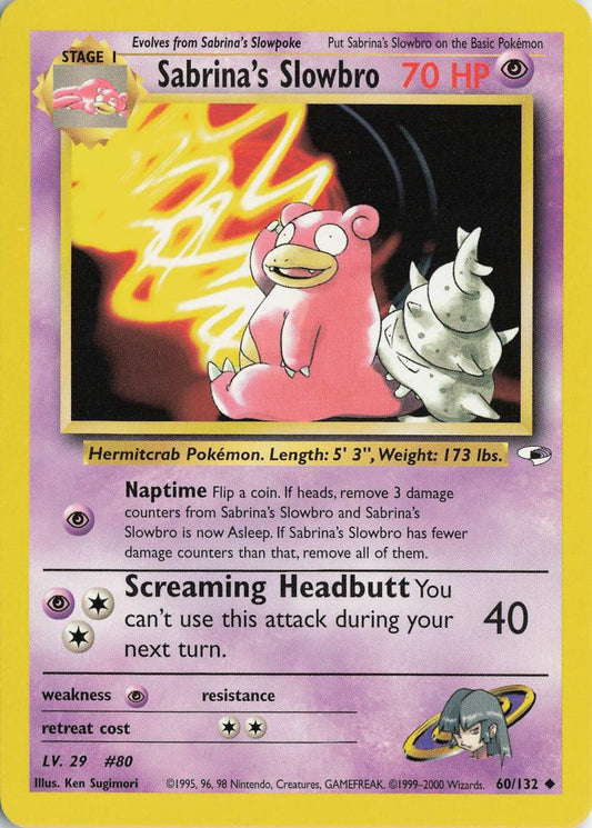 Sabrina's Slowbro - Gym Heroes 60/132