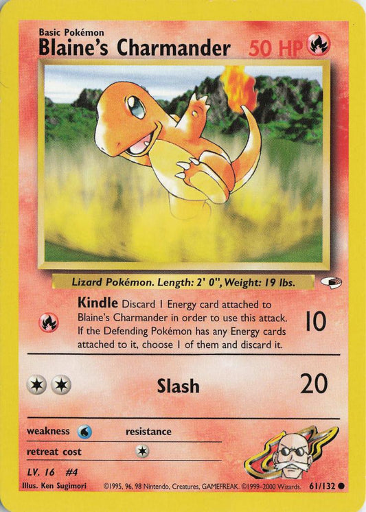 Blaine's Charmander - Gym Heroes 61/132