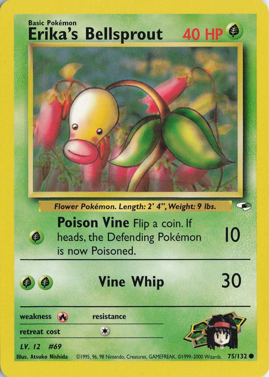 Erika's Bellsprout - Gym Heroes 75/132