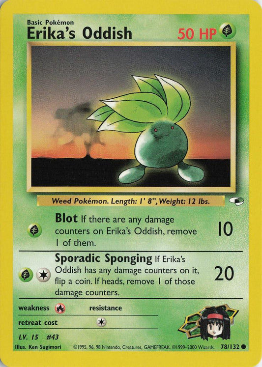 Erika's Oddish - Gym Heroes 78/132