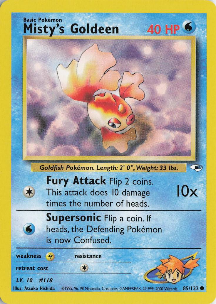 Misty's Goldeen - Gym Heroes 85/132