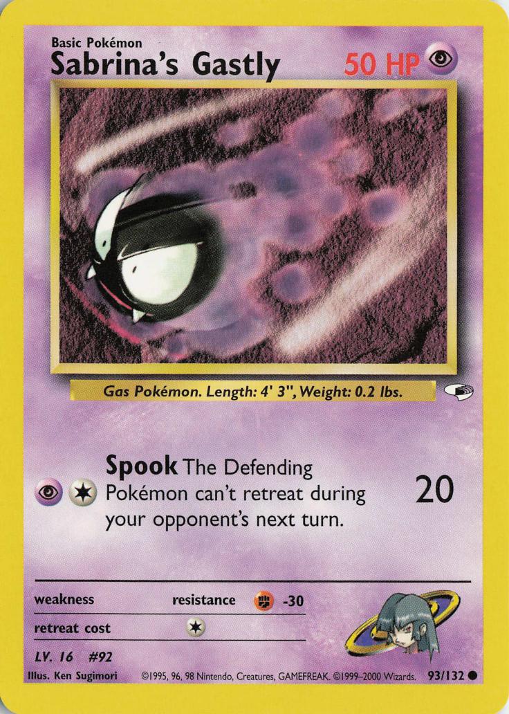 Sabrina's Gastly - Gym Heroes 93/132