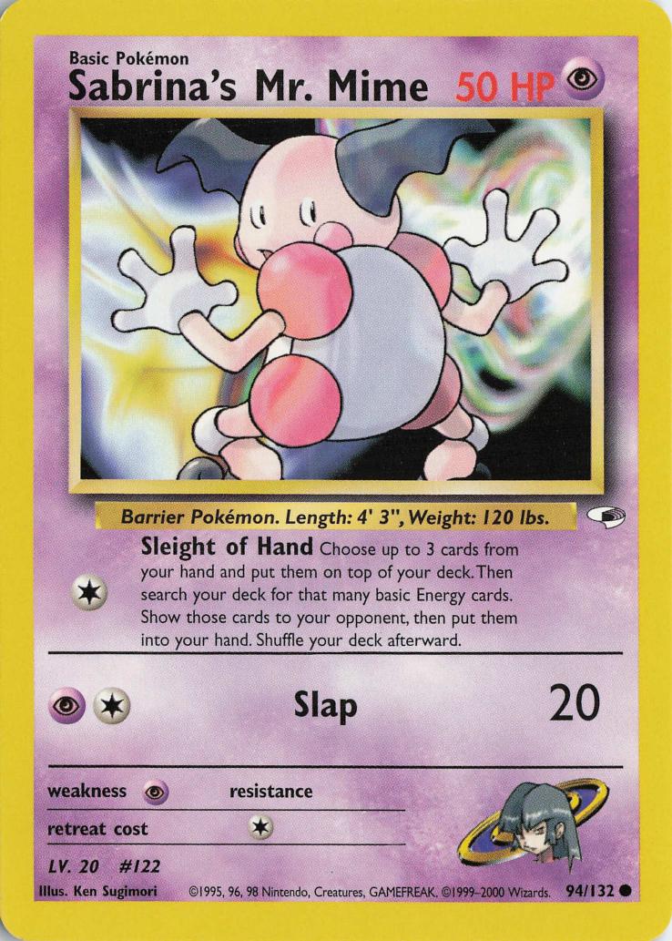 Sabrina's Mr. Mime - Gym Heroes 94/132
