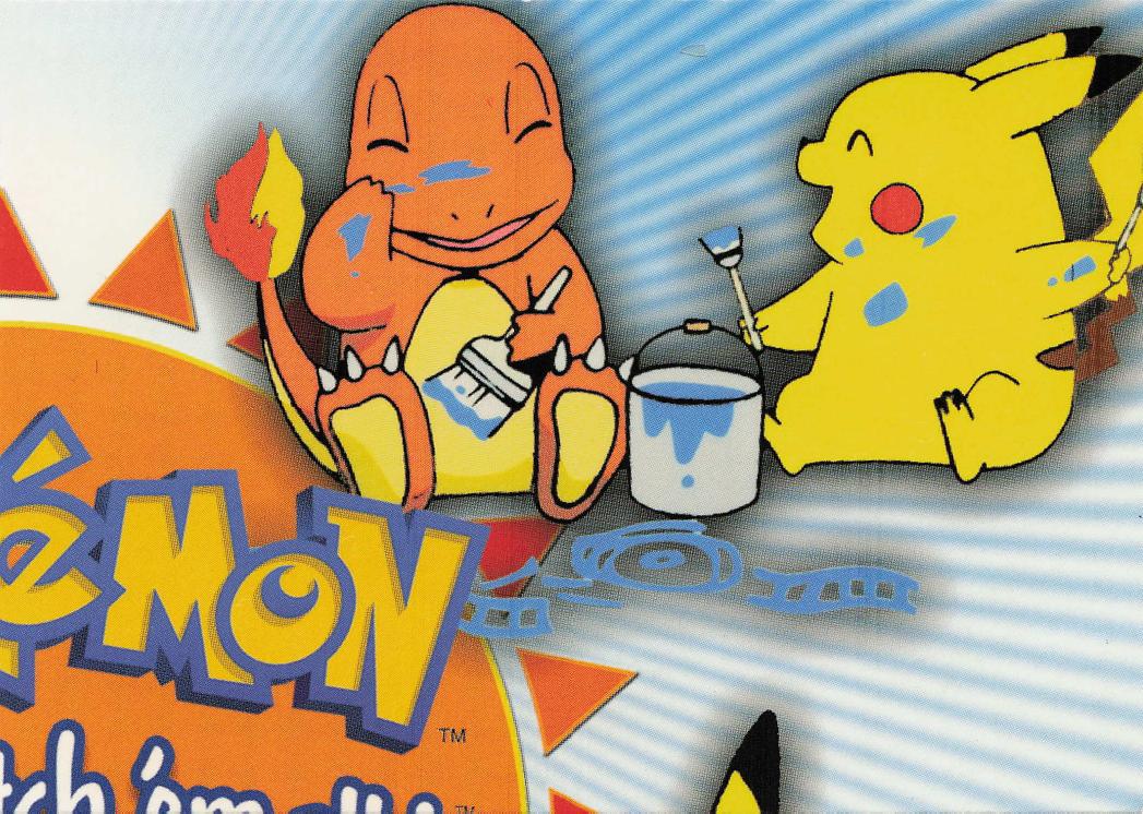 Topps Charmander/Pikachu art card