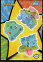 Topps sticker (Bulbasaur/Ivysaur/Venusaur)