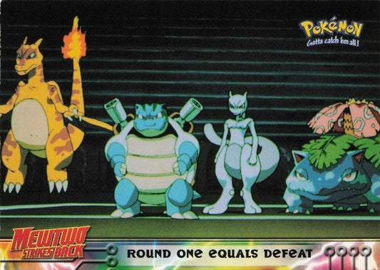 Round One Equals Defeat - Topps Pokémon The First Movie
