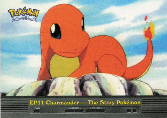 EP11 Charmander The Stray Pokemon - Topps TV Animation Edition