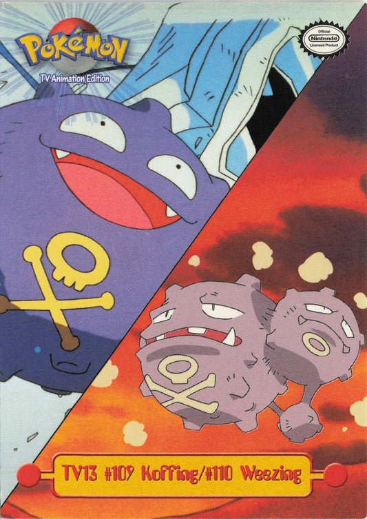 Koffing/Weezing TV13 - Topps TV Animation Edition