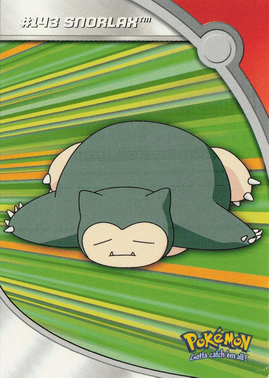 Snorlax #148 - Topps TV Animation Edition