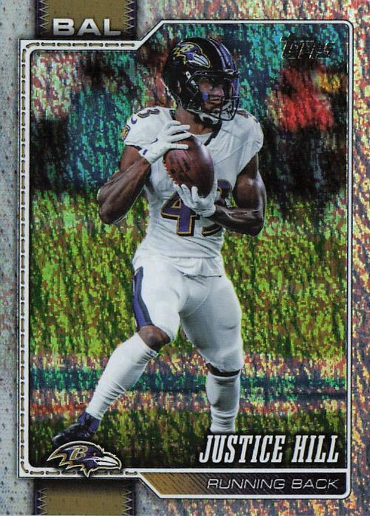 Justice Hill - 2026 Topps Football #18 (Rainbow Foil)