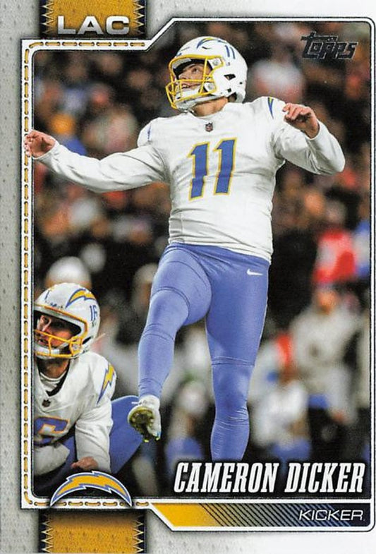 Cameron Dicker - 2026 Topps Football #112