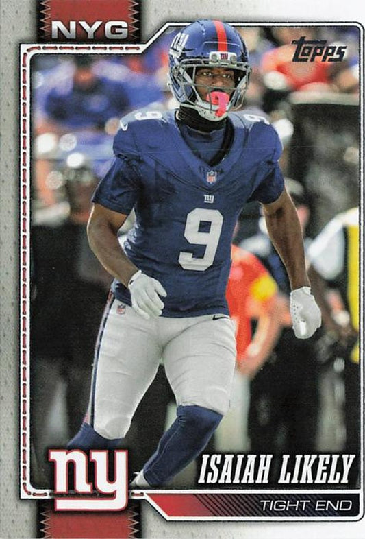 Isaiah Likely - 2026 Topps Football #206