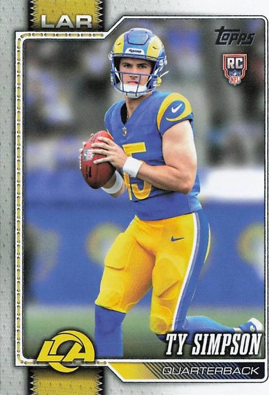 Ty Simpson - 2026 Topps Football #302 RC