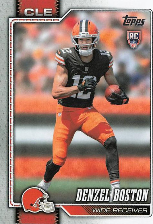 Denzel Boston - 2026 Topps Football #322 RC