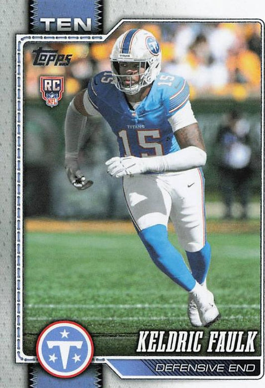 Keldric Faulk - 2026 Topps Football #344 RC
