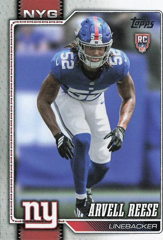 Arvell Reese - 2026 Topps Football #346 RC
