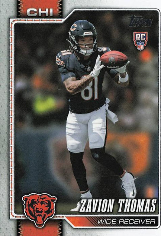 Zavion Thomas - 2026 Topps Football #367 RC