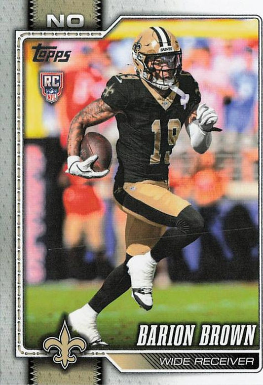 Barion Brown - 2026 Topps Football #386 RC