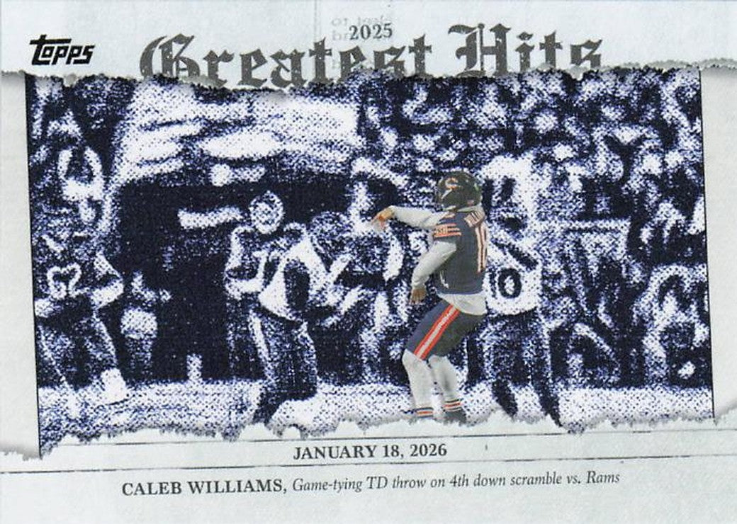 Caleb Williams - 2026 Topps Football Greatest Hits 25GH-CWI